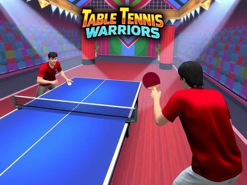 Unity Table Tennis Warriors Gameplay Screenshot